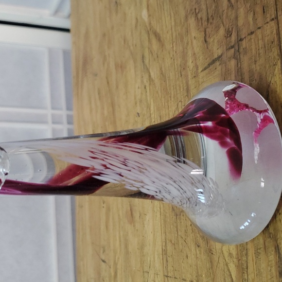 Hand Blown Art Glass Angel Paperweight - Picture 5 of 8